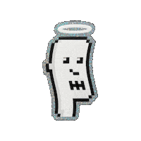 Angel Of Death Ghost Sticker by The LSD Hotel