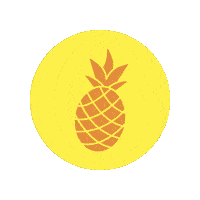 Pineapple Annanas Sticker by Heideweek