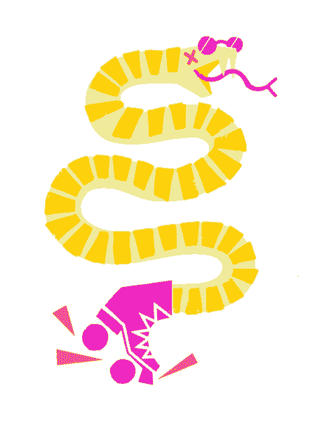 Snake Rollerskating Sticker by RollerFit