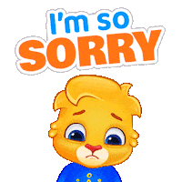 Sorry I Apologize Sticker by Lucas and Friends by RV AppStudios