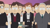 confused crowd GIF by South Park 