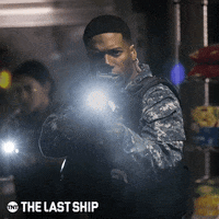 TNTDrama light gun tnt the last ship GIF