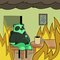 Awkward Everything Is Fine GIF by SuperVerse