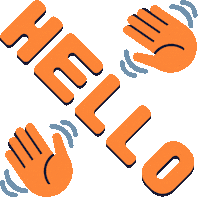 Wave Hello Sticker