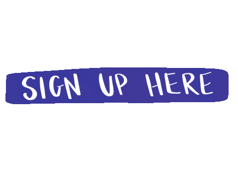Colorfully Sign Up Sticker