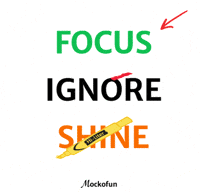 Text Ignore GIF by MockoFun