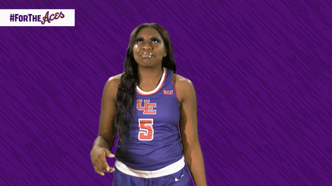 UEAthletics giphyupload evansville purple aces fortheaces GIF