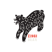 Ginger Sticker by Zingi Bear
