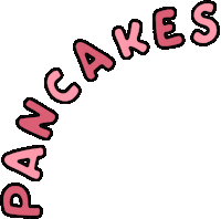 Pancake Day Pancakes Sticker by Poppy Deyes