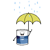 Rain Umbrella Sticker by Pinturas Comex