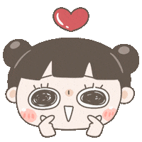 Heart Kiss Sticker by chuchumei