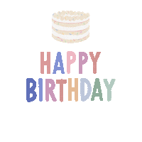 Cake Bonanniversaire Sticker by Papier Patate