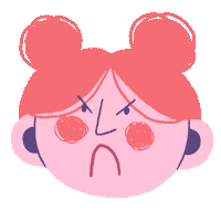 Angry Marie Boiseau Sticker