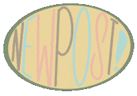 New Post Click Here Sticker