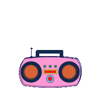 Volume Up Radio Sticker by Packed Party