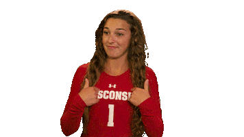 College Sports Sport Sticker by Wisconsin Badgers