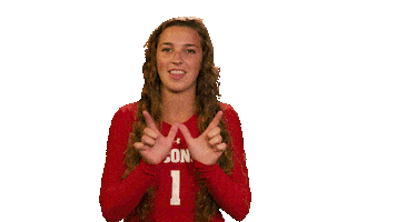 College Sports Sport Sticker by Wisconsin Badgers