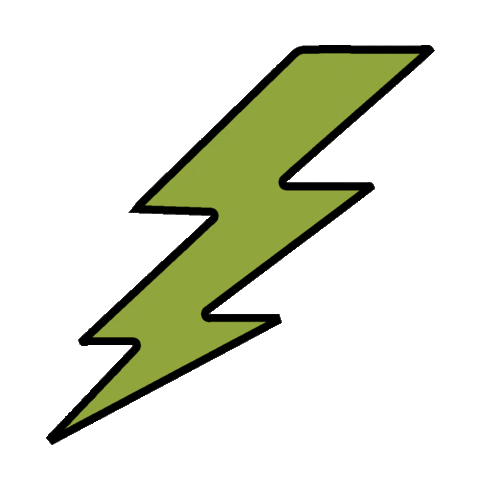 lightning bolt Sticker by STZ