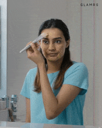 Glamrs skincare face mask masking organic skincare GIF