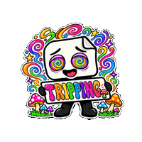 Rainbow Tripping Sticker by ZTIKIX