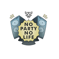 HWgroupIndonesia party dancing drink drunk Sticker