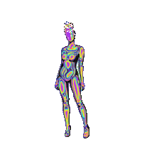 Dance Girl Sticker