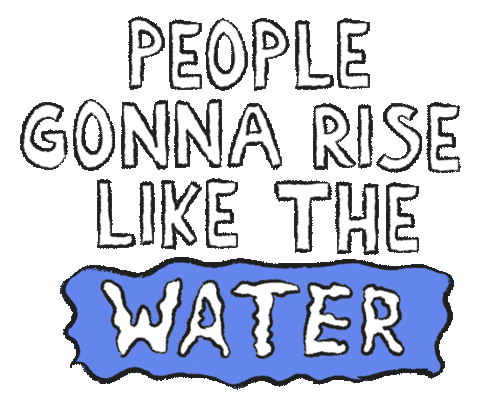 Climate Change Water Sticker by Tolmeia Gregory
