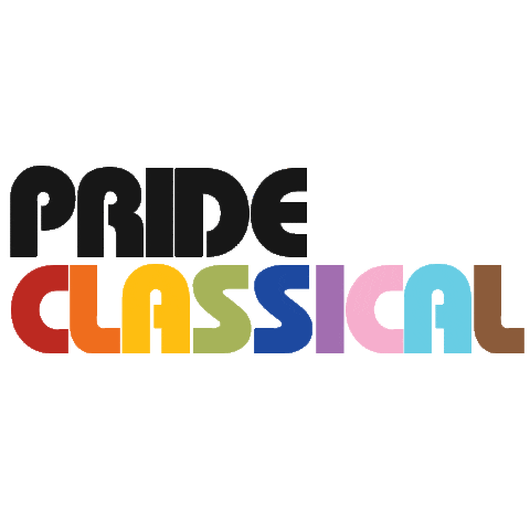 prideclassical giphyupload pride sparkle hand Sticker
