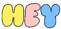 Hello Sticker by pey chi