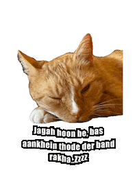 Tired Good Night Sticker by Global Tara Entertainment