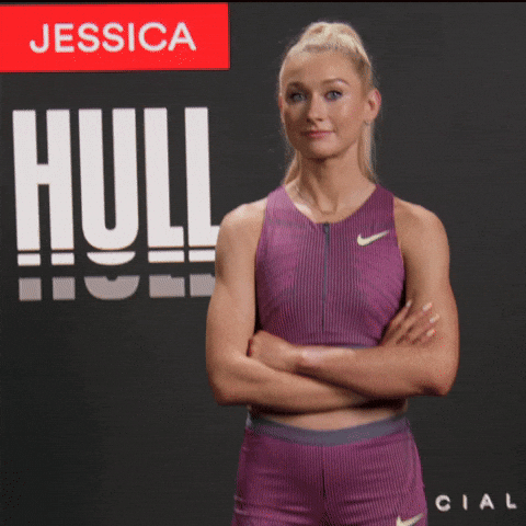 Track And Field Smiling GIF by Grand Slam Track