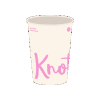 Coffee Cup Sticker by Cafe Knotted