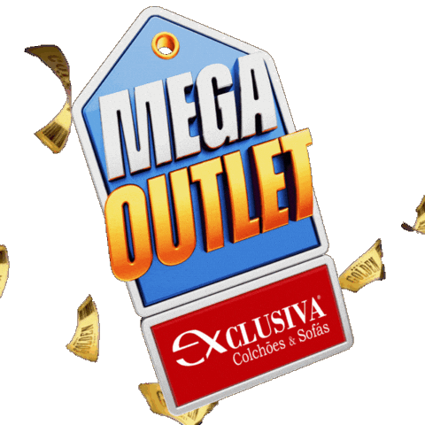 Mega Outlet Sticker by Exclusiva Colchões e Sofás