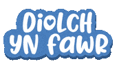 Diolch Sticker