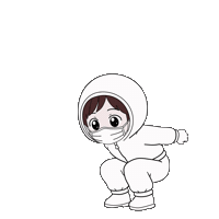 semitoon happy excited yay jumping Sticker