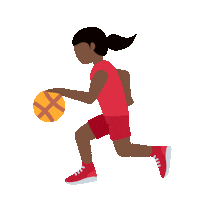 emojivid woman emoji ball bouncing Sticker