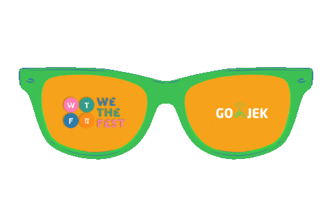 Sunglasses Wtf Sticker by GO-JEK
