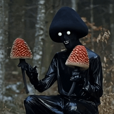 doopiidoo giphyupload forest mushroom latex GIF