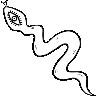 Eris_Raven witch snake witchcraft witchy Sticker