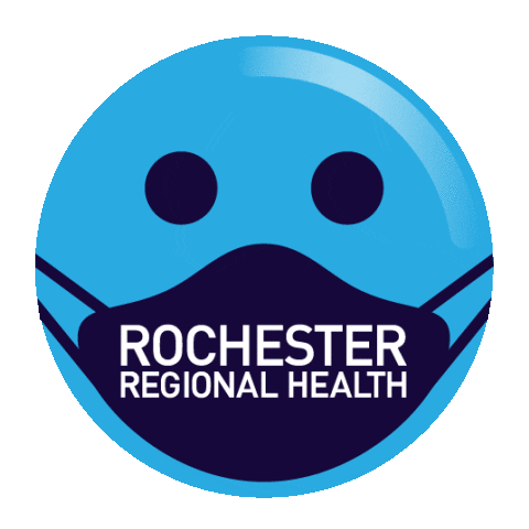 Health Care Mask Sticker by Rochester Regional Health