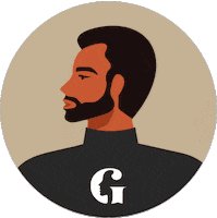 Man Glowing Sticker by Glowday