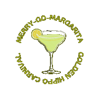 Carnival Margarita Sticker by Golden Hippo
