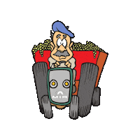Georgia Farmer Sticker by MIR Corporation