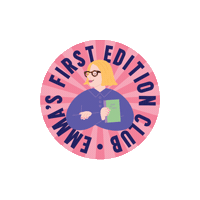 Firstedition Sticker by Books Are Magic