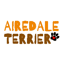 Airedale Terrier Sticker
