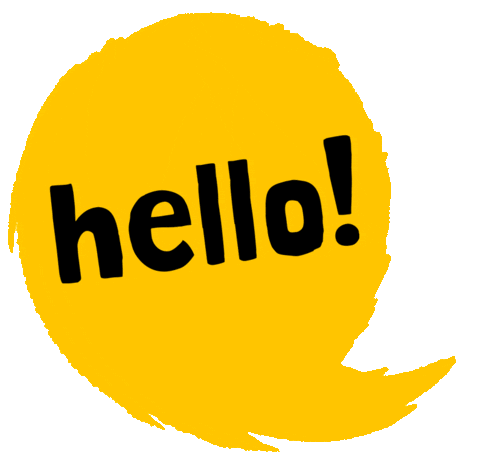Hello Sticker by Dogs Trust