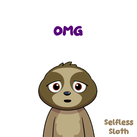 Sloth Omg Sticker by VeeFriends