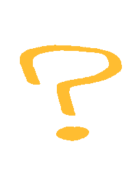 morgontidningen orange question mark morgontidningen frågetecken Sticker