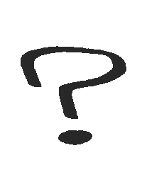 morgontidningen black question mark morgontidningen svart Sticker