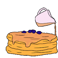 Food Morning Sticker